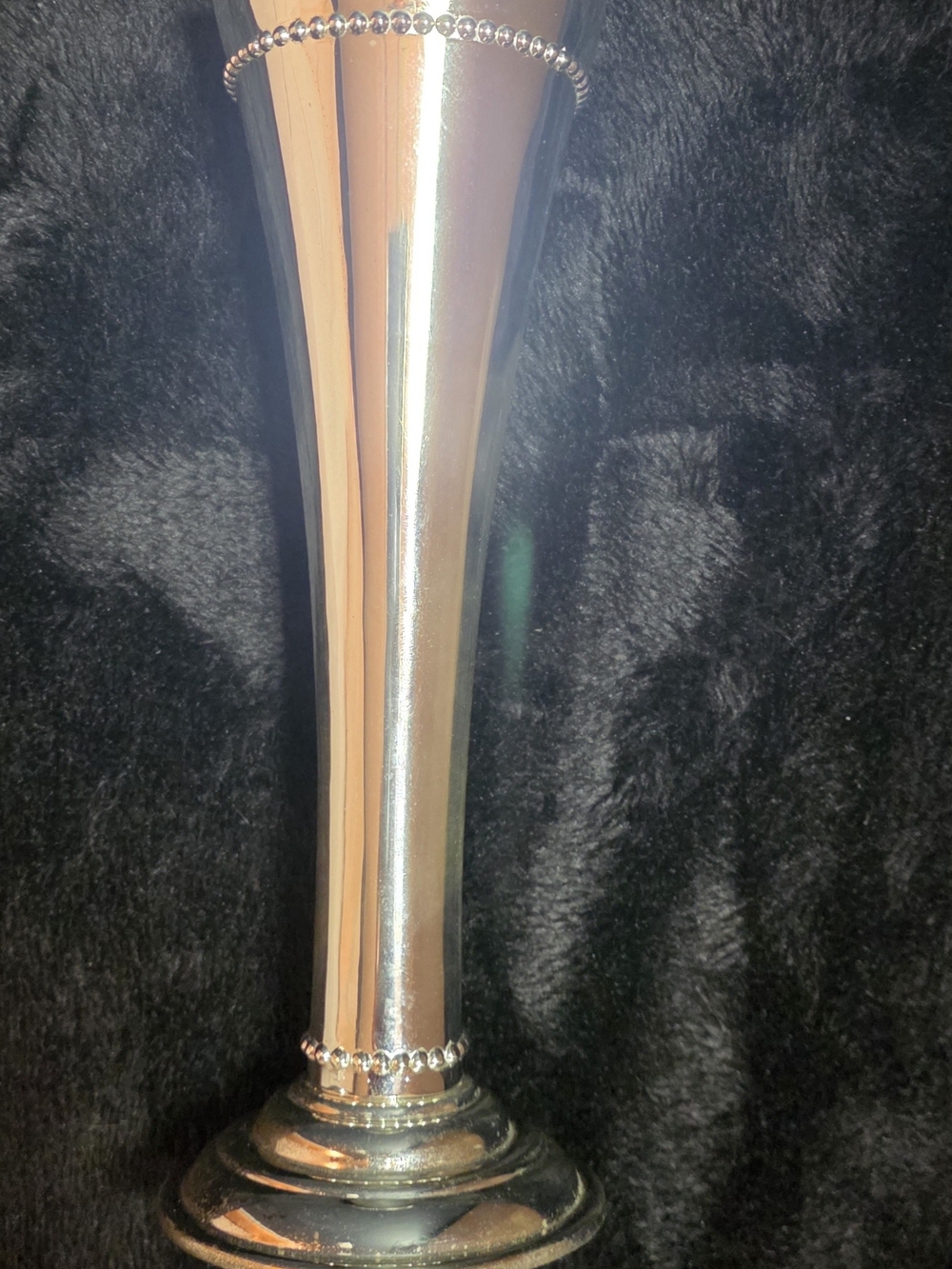 Vintage Godinger Silver Plated Trumpet Bud Vase 8.25x3